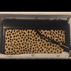 Stella dotcovet leopard print calf leather wallet